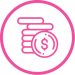 Business Funding Logo in Pink Color